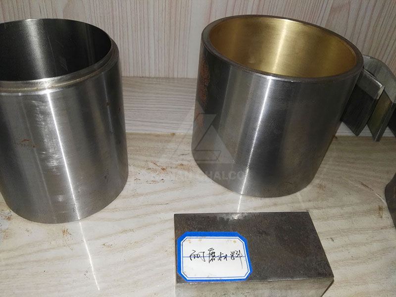 Aluminum copper bronze stainless Bimetal short clad tube pipe