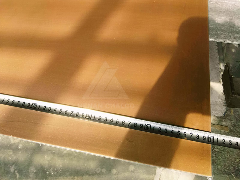 Copper clad aluminum plate sheet for radiator substrate