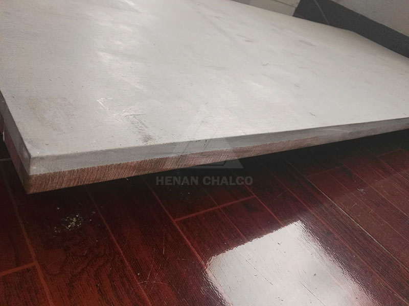 Copper clad steel plate for conductive cross arm