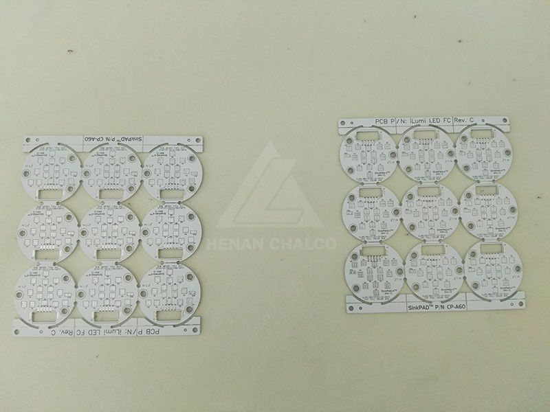 Copper clad aluminum sheet for LED heat dissipation substrate