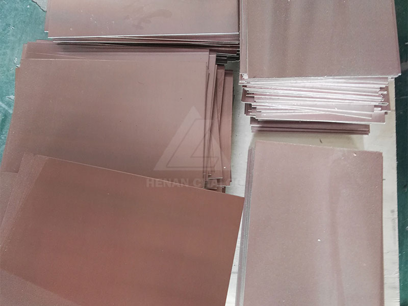Copper clad aluminum strip for LED heat dissipation substrate