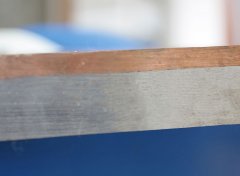 Titanium aluminum steel clad plate
