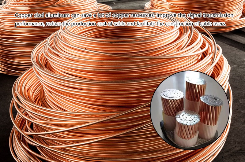 Copper clad aluminum wire