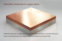 Bimetallic Aluminium to copper plates