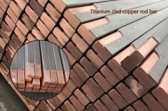 titanium clad copper rod bar