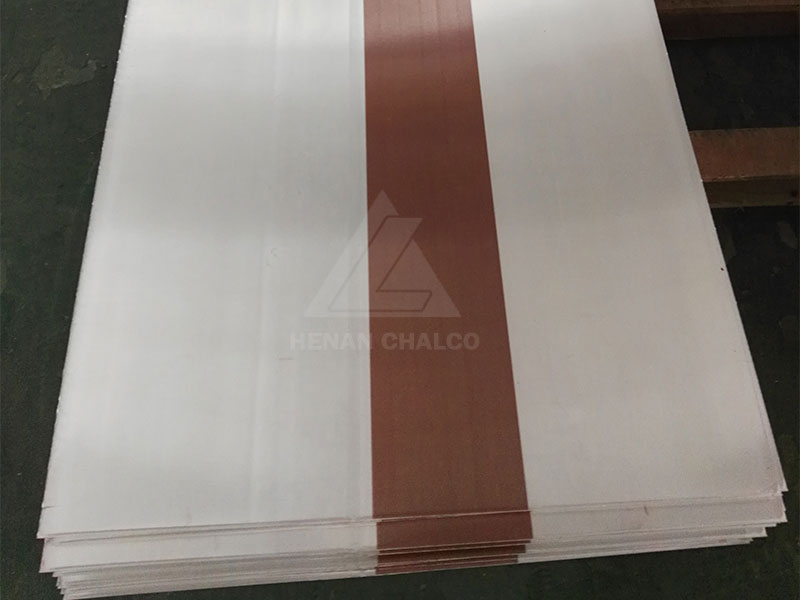 Copper clad aluminum CCA Bi-metal transition plate 