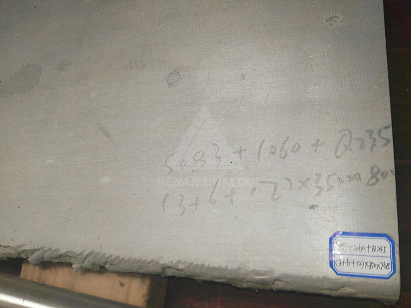 Multilayer Explosion Bonded Clad Plate