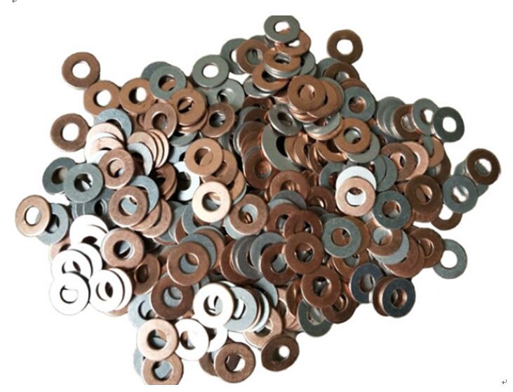 Copper aluminum clad washer