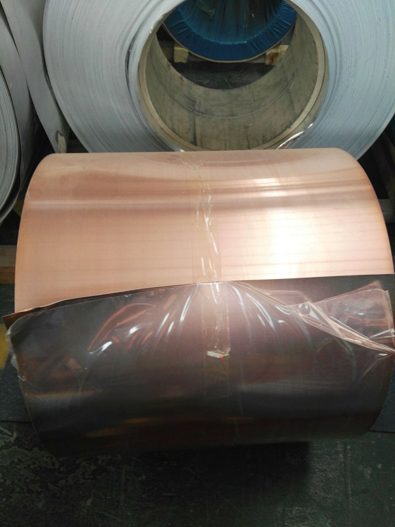 Brass copper clad steel coil
