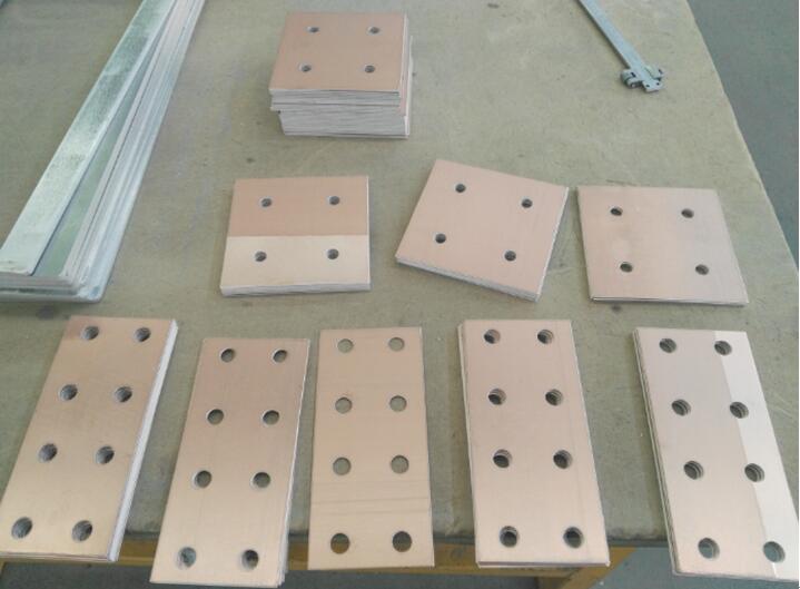 Bi metallic transition plate