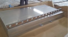 Bimetallic transition plate