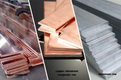 Copper to aluminum bus bar
