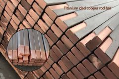 titanium clad copper rod bar
